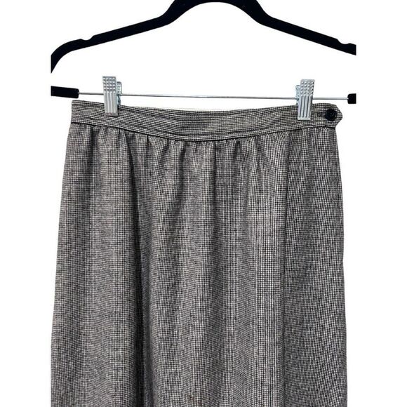 Vintage Evan Picone Wool Velvet Velour Boxy Blazer Skirt Set Size 10 Structured - Picture 3 of 16